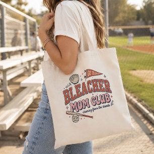 Bolsa Tote Clube de Mãe das Arquibancadas Vintage Mãe de Beis