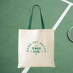 Bolsa Tote Clube de Tênis Após Jogo Game Set Match Cabo Verde