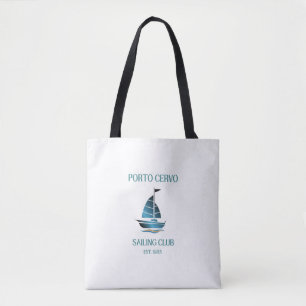 Bolsa Tote Clube de Vela de Porto Cervo Luxo
