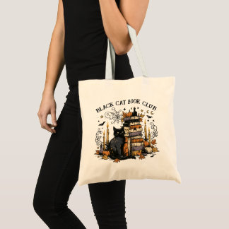 Bolsa Tote Clube do Livro do Gato Preto Personalizado para Am