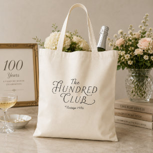 Bolsa Tote Clube dos Cem Aniversário de 100 anos