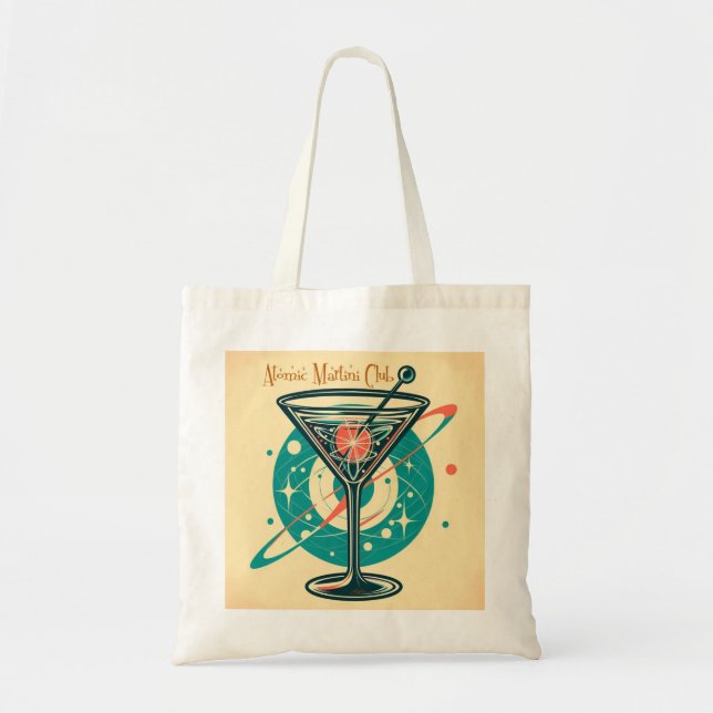 Bolsa Tote Clube Martini Atômico Era Espacial (Frente)