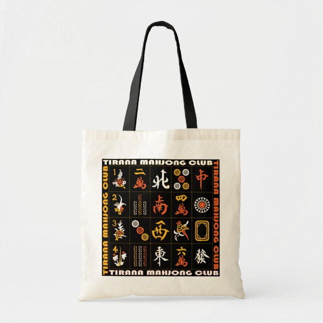 Bolsa Tote Clube Tirana MahJong (Frente)