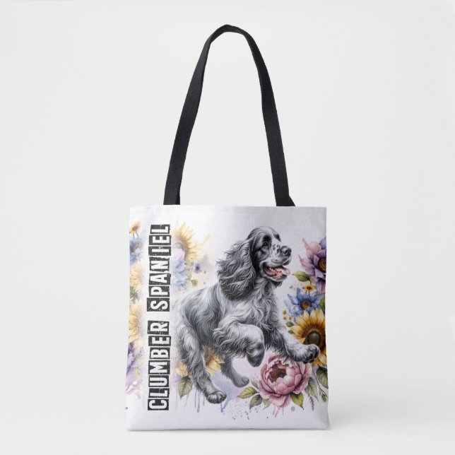Bolsa Tote Clumber Spaniel (Frente)