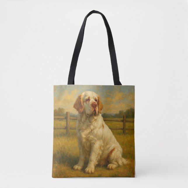 Bolsa Tote Clumber Spaniel (Frente)
