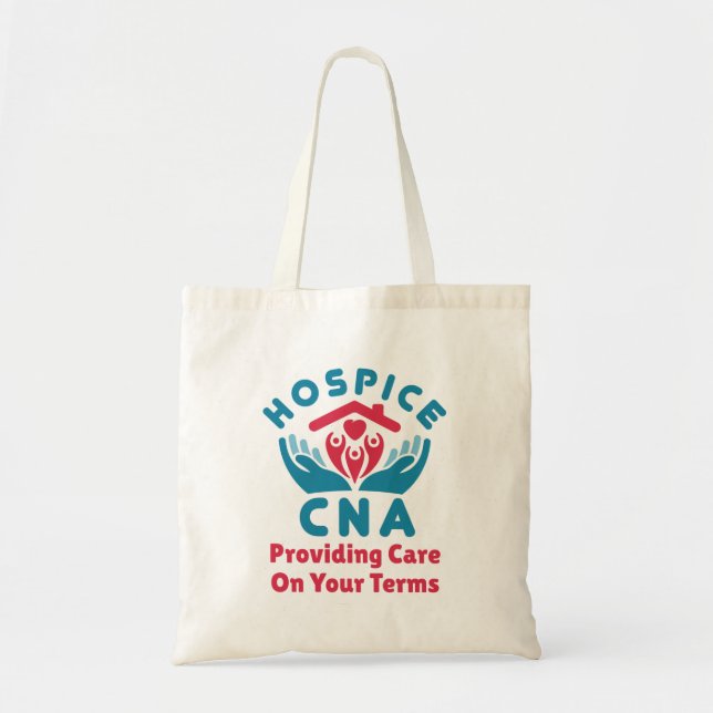Bolsa Tote CNA do hospital prestando assistência nos seus ter (Frente)