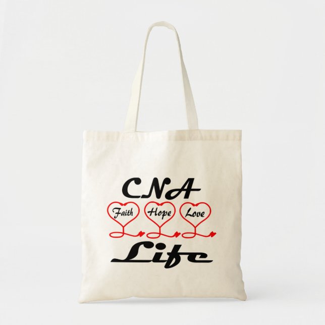 Bolsa Tote CNA Esperança Amor Fé (Frente)