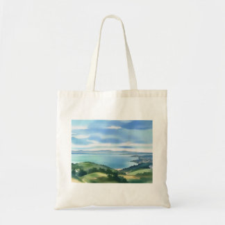 Bolsa Tote Coastal Watercolor Bag