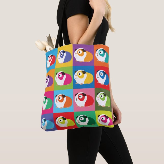 Bolsa Tote Cobaias do pop art (Close Up)