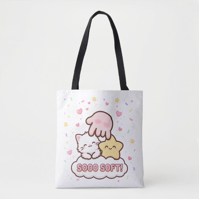 Bolsa Tote Cobertor de Fleece (Frente)
