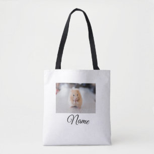 Bolsa Tote Cobertor personalizado com foto de animal colorido