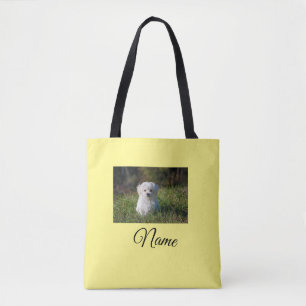 Bolsa Tote Cobertor personalizado com foto de animal colorido