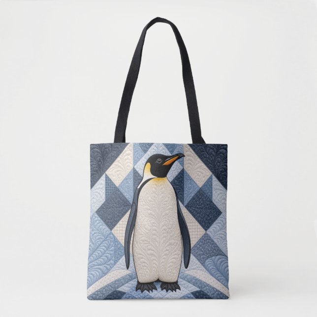 Bolsa Tote Cobertura Falsa de Pinguim (Frente)