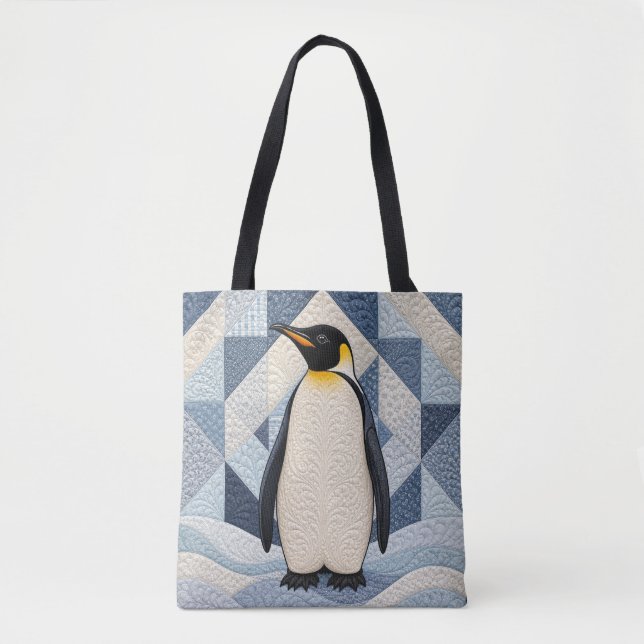 Bolsa Tote Cobertura Falsa de Pinguim (Frente)