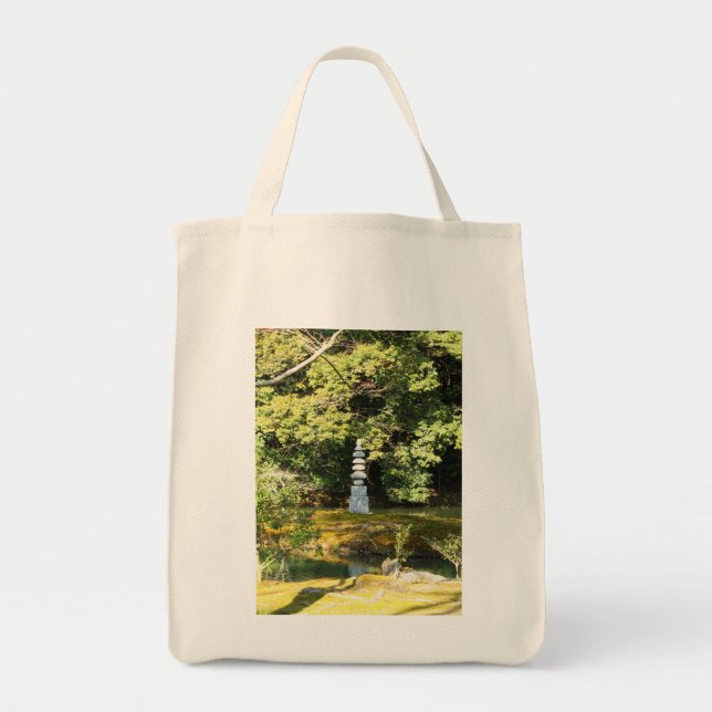 Bolsa Tote Cobra branco Pagoda / Hakuja No Tsuka (Frente)