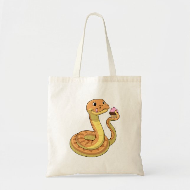Bolsa Tote Cobra com Muffin (Frente)