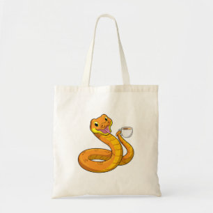 Bolsa Tote Cobra com Taça de Café