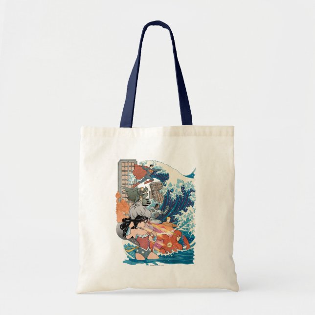 Bolsa Tote Cobrir 15 da Liga da Justiça (Frente)