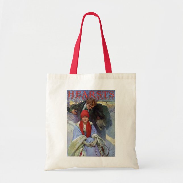 Bolsa Tote Cobrir da Revista, Alphonse Mucha (Frente)