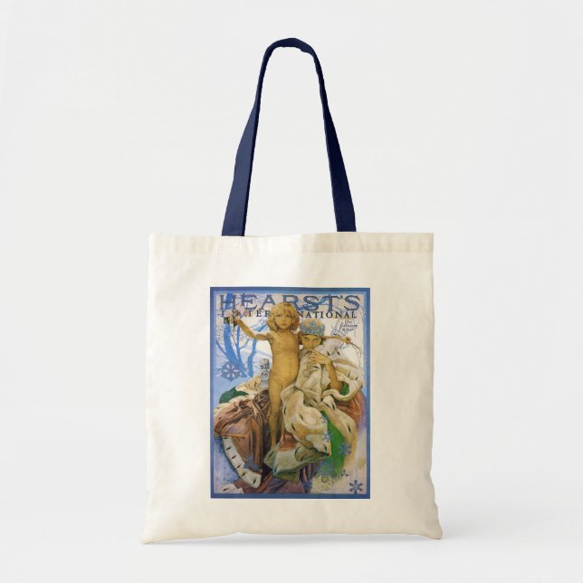Bolsa Tote Cobrir da Revista, Alphonse Mucha (Frente)