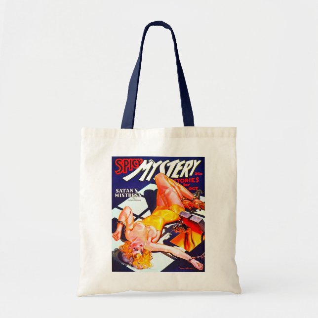 Bolsa Tote Cobrir DA REVISTA VINTAGE PULP (Frente)