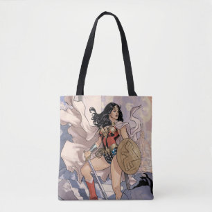 Bolsa Tote Cobrir de banda desenhada da Mulher Maravilha #13