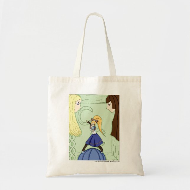 Bolsa Tote Cobrir de confecção de malhas do Skein 1 dos (Frente)