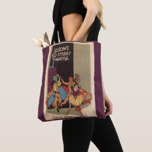 Bolsa Tote cobrir do playbill do Al Jolson de 1923