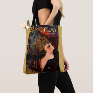 Bolsa Tote cobrir para revista Photoplay 1920