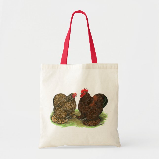 Bolsa Tote Cochins:  Ouro-atado (Frente)