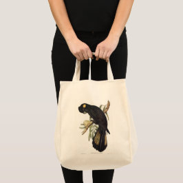 Bolsa Tote Cockatoo preto de cauda amarela de Gould