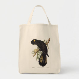 Bolsa Tote Cockatoo preto de cauda amarela de Gould