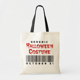 Bolsa Tote Código de Barras Genérico Figurino de Halloween 31