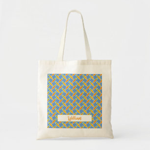 Bolsa Tote Coelhinho de Páscoa Carroça Ovo Nome Primavera Cut