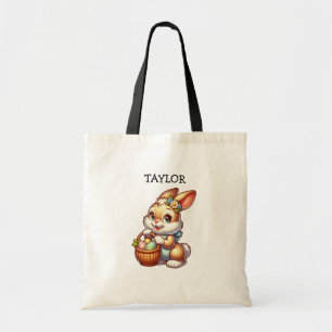 Bolsa Tote Coelhinho de Páscoa Personalizado Para ele ou para