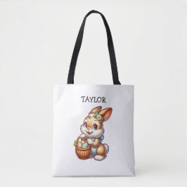 Bolsa Tote Coelhinho de Páscoa Personalizado Para ele ou para
