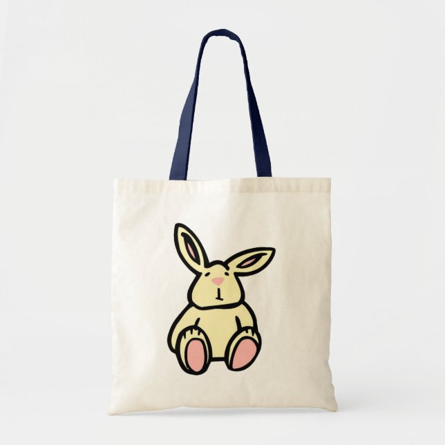 Bolsa Tote Coelho Amarelo-Cachinho (Frente)