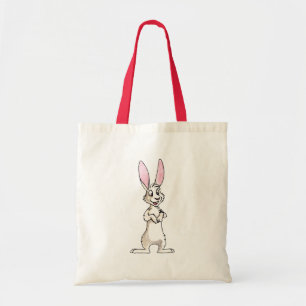 Bolsa Tote Coelho branco ereto