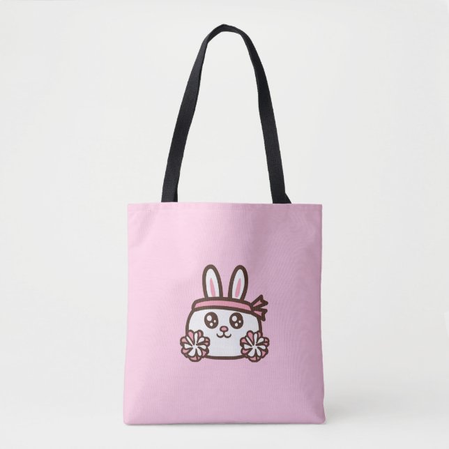 Bolsa Tote Coelho cartoon (Frente)