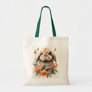 Bolsa Tote Coelho Coelho do Lop Rosa Laranja
