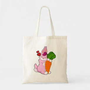 Bolsa Tote Coelho com Cenoura e Coração