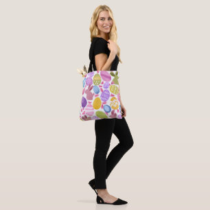 Bolsa Tote coelho com ovos de Páscoa