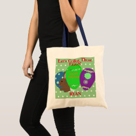 Bolsa Tote Coelho da Caça do Ovo de Páscoa