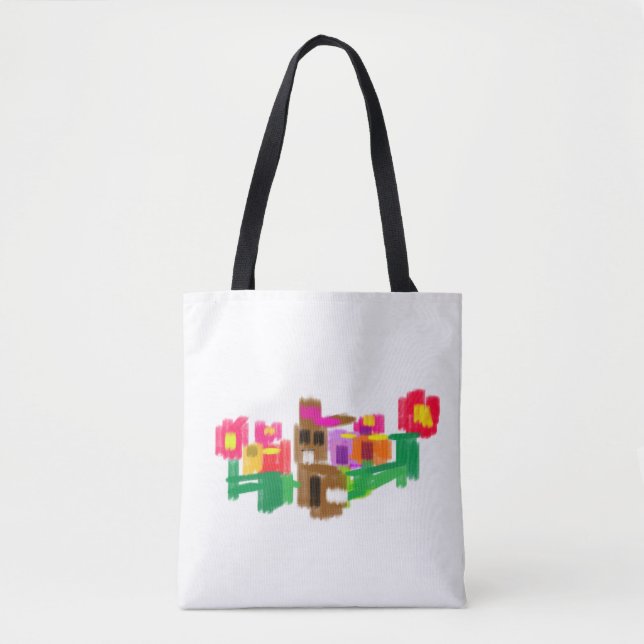 Bolsa Tote Coelho da Primavera (Frente)