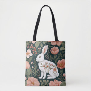 Bolsa Tote Coelho Fofo Cottagecore