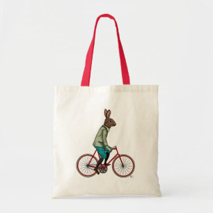 Bolsa Tote Coelho Na Bicicleta 2