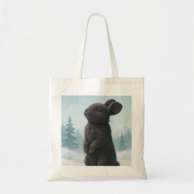Bolsa Tote Coelho Pacífico de Inverno (Frente)