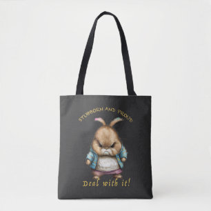 Bolsa Tote Coelho Teimoso Lida Com Ele Engraçado Adorável