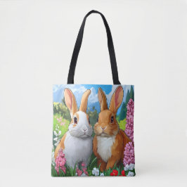 Bolsa Tote Coelhos de Verão