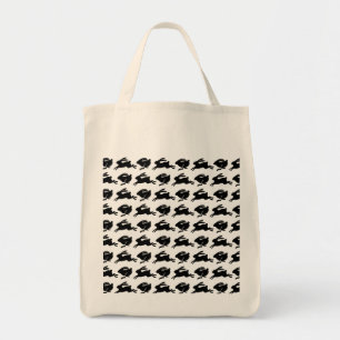 Bolsa Tote Coelhos Pretos Bunny